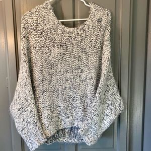 Pink Lily Off-Shoulder Knit Sweater